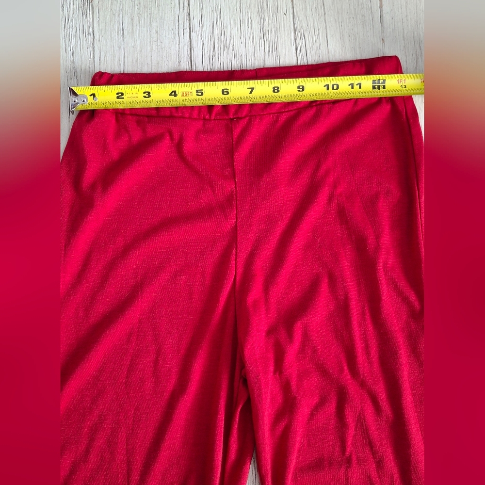 💋Red Flared Pants💋 - Picture 2 of 4